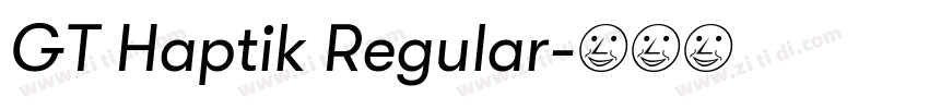 GT Haptik Regular字体转换